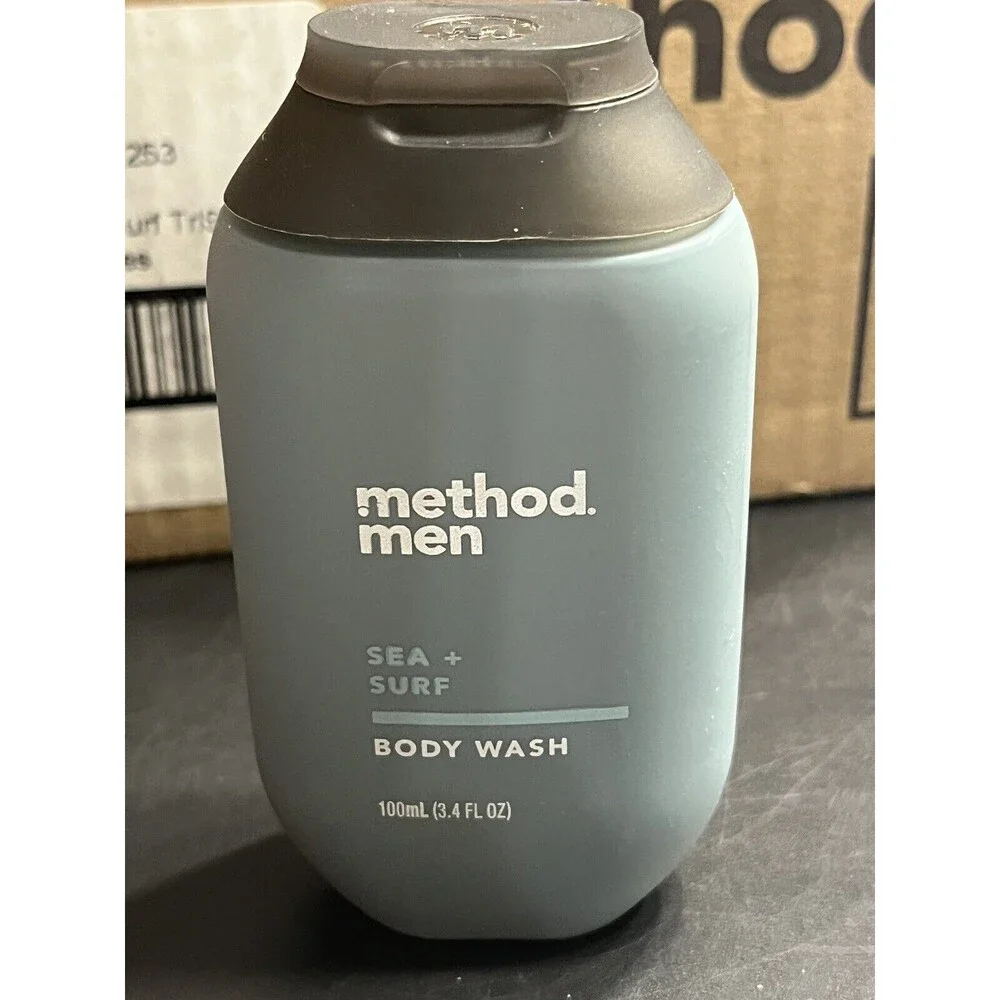 Lot of 12 Method Men Sea & Surf Body Wash 3.4oz